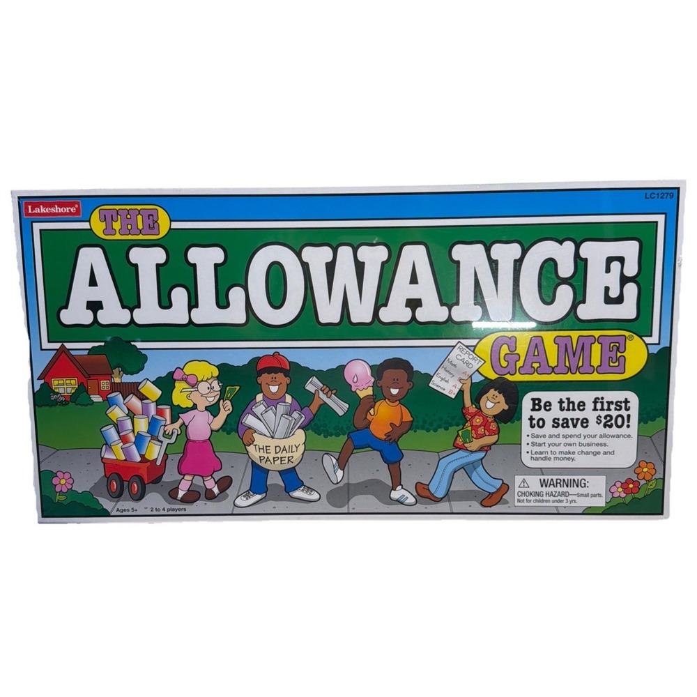 Lakeshore The Allowance Game Save Spend Money Learning Board Game New Sealed